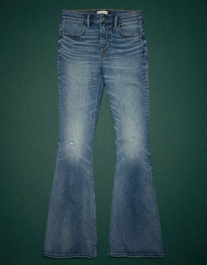 AE77 Premium High-Waisted Flare Jean