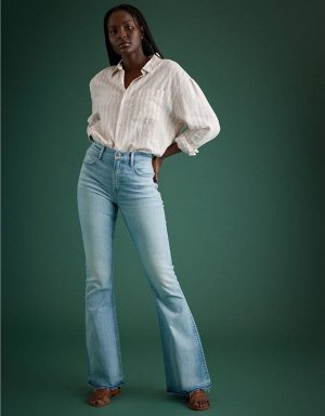 AE77 Premium High-Waisted Flare Jean