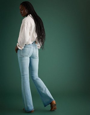 AE77 Premium High-Waisted Flare Jean