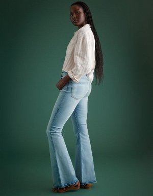 AE77 Premium High-Waisted Flare Jean