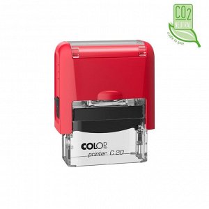 Оснастка для штампа автоматическая COLOP Printer Сompact 20, 38x14 мм, корпус красный