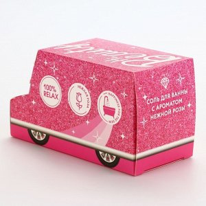 Соль для ванны Beauty, 400 г, аромат нежной розы, BEAUTY FOX