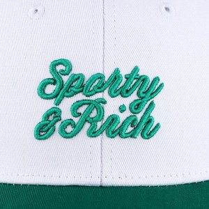 Кепка мужская Sporty&Rich, цвет белый, р-р 56