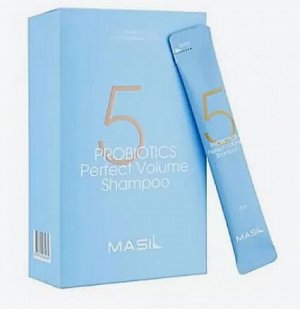 Шампунь с пробиотиками для объема волос Masil 5 Probiotics Perfect Volume Shampoo 8мл