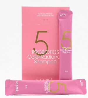 Шампунь с пробиотиками для защиты цвета Masil 5 Probiotics Color Radiance Shampoo 8мл
