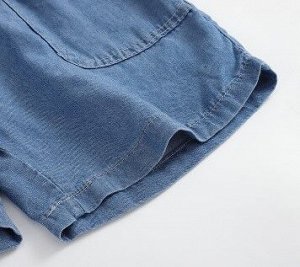 Детские джинсовые шорты, цвет голубой