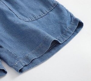 Детские джинсовые шорты, цвет синий