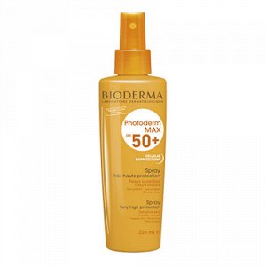 Bioderma Photoderm Мах Спрей мист SPF 50+ для лица и тела невидимый и очень водостойкий Bioderma 150 мл