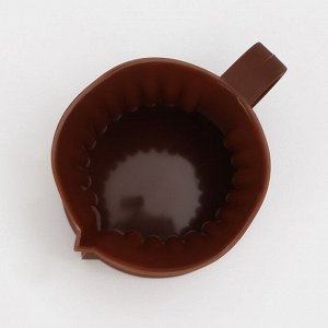 Кувшин для плавления и заливки шоколада Доляна «Зефира», 180 мл, 10x7см, d=6 см, цвет МИКС