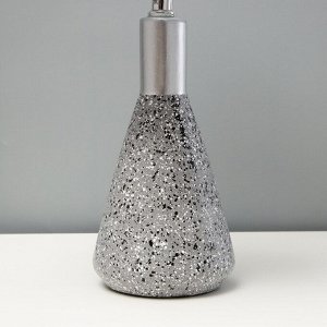 Настольная лампа "Леона" Е14 40Вт серо-серебристый 23х23х41 см