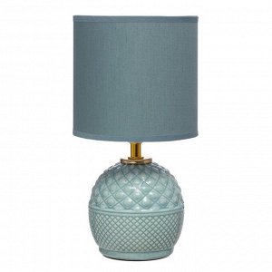 Настольная лампа "Аурелия" Е14 40Вт голубой 15х15х29 см