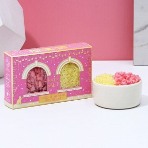 Подарочный набор косметики «Исполнения желаний!», соль для ванны 100 г и жемчуг для ванны 80 г, ЧИСТОЕ СЧАСТЬЕ