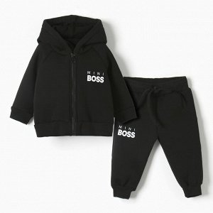 Костюм: толстовка и брюки Крошка Я "Mini Boss".