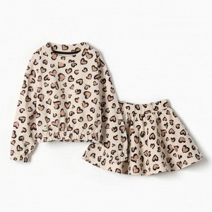 Костюм детский (свитшот и юбка) KAFTAN Leo love