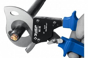 Секторные ножницы кабелерезы Профессионал ЗУБР НС-35, d 32 мм, (23350-32)