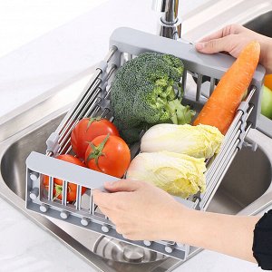Раздвижная сушилка для посуды, овощей и фруктов