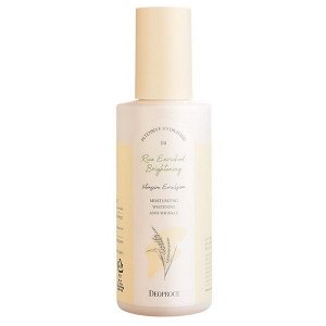 Осветляющий тонер для лица с экстрактами злаковых культур Deoproce Rice Enriched Brightening Toner, 200мл