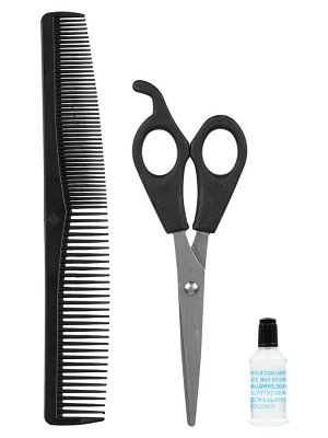 Машинка для стрижки волос проводная &quot;Барбер 3&quot;, 4 гребня (3,6,9,12 мм), расческа и ножницы в комплекте.  TDM SQ4016-0003