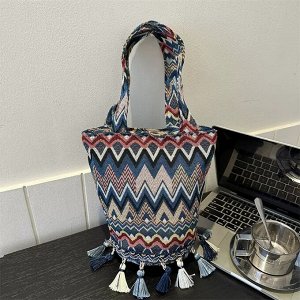 Сумка женская, мини, холщовая