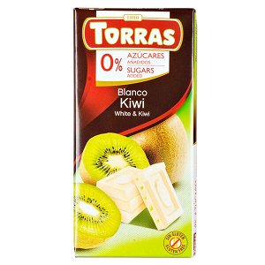 шоколад TORRAS White & Kiwi 75 г 1/10