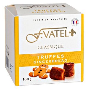 конфеты F.VATEL Трюфель с кусочками имбирного пряника 160 г 1/12