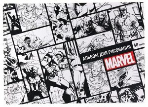 Альбом для рисования 40 листов, "Marvel", Мстители