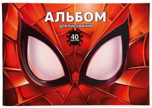 MARVEL Альбом для рисования 40 листов, &quot;&quot;Супергерой&quot;&quot;, Человек-паук