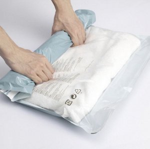 SPANTAD, Пакеты в вакуумной упаковке в рулоне, комплект из 2 штук, светло-голубые