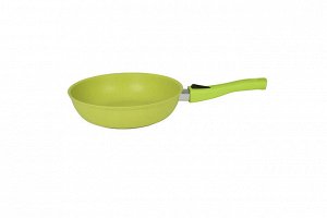 Сковорода антипригарная литая 24см съемная ручка Trendy style lime ТМ KUKMARA