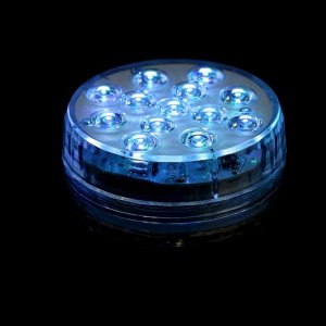 Светильник подводный, 13 LED, 4 Вт, IP68, RGB, таймер, от батареек 3хААА (не в компл.)