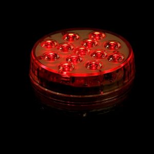 Светильник подводный, 13 LED, 4 Вт, IP68, RGB, таймер, от батареек 3хААА (не в компл.)
