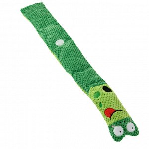 Игрушка Mr.Kranch для собак "Червячок" с карманами под лакомство 70 см зеленая