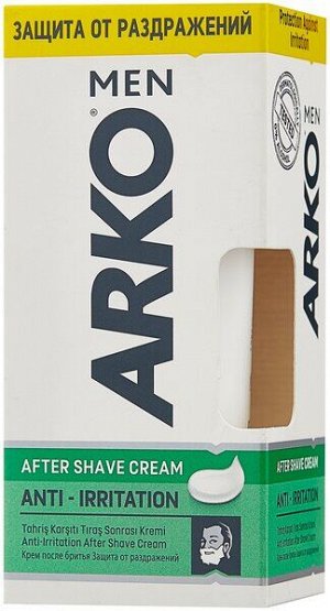 ARKO Крем После бритья, 50 мл, ANTI IRRITATION (защита от раздражения)