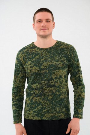 Лонгслив мужской из рибаны Пиксель
