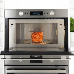 IKEA 365+, контейнер для пищевых продуктов с крышкой, квадратное стекло / силикон, 1,2 л,