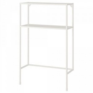 ENHET, каркас с полками для стиральной машины, белый, 80x30x129 см