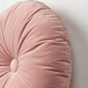 IKEA КРАНСБОРРЕ, подушка, светло-розовый, 40 см