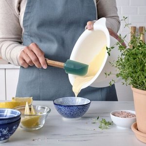 BÄCKRÖDING, Лопаточка, набор из 2 штук, дерево/темно-серо-зеленый