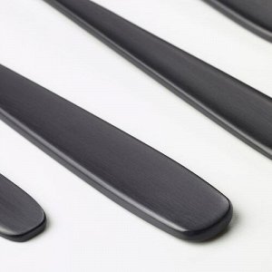 TILLAGD, набор столовых приборов из 24 предметов, черный