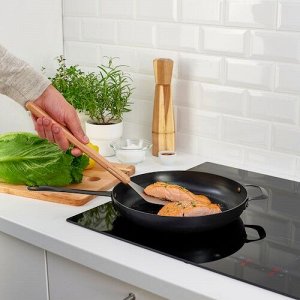 GRILLTIDER, Набор инструментов для барбекю из 3 предметов, нержавеющая сталь/бук