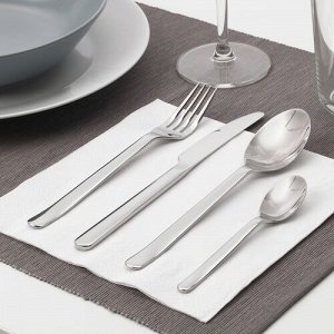 IKEA 365+, набор столовых приборов из 24 предметов, нержавеющая сталь