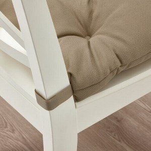 MALINDA, подушка для стула, бежевый, 40/35x38x7 см,