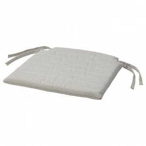 NORDVIKEN, подушка для стула, бежевый, 44 / 40x43x4 см,
