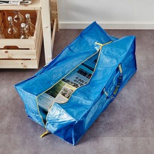 FRAKTA, Сумка, синий, 73x35x30 см, 76 л,
