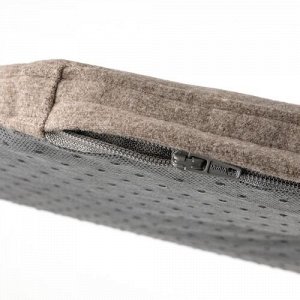 ÄLVGRÄSMAL, Подушка для стула, бежевая, 32,6/31,3x33x3 см