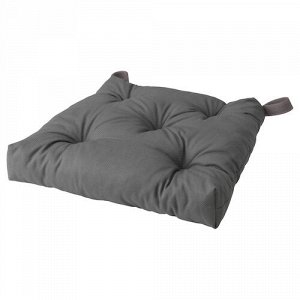 MALINDA, подушка для стула, серая, 40/35x38x7 см,