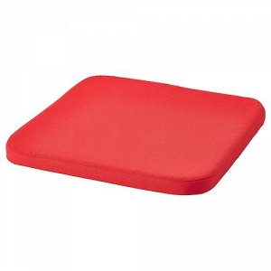 STAGGSTARR, подушка для стула, красная, 36x36x2,5 см,