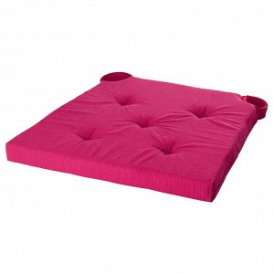 JUSTINA, подушка для стула, вишневый, 42 / 35x40x4 см,
