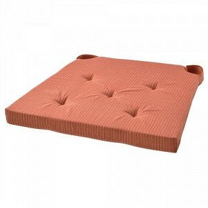 JUSTINA, подушка для стула, оранжевый, 42 / 35x40x4 см,