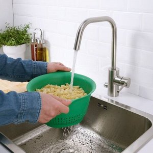 UPPFYLLD, Дуршлаг, ярко-зеленый, 24 см
